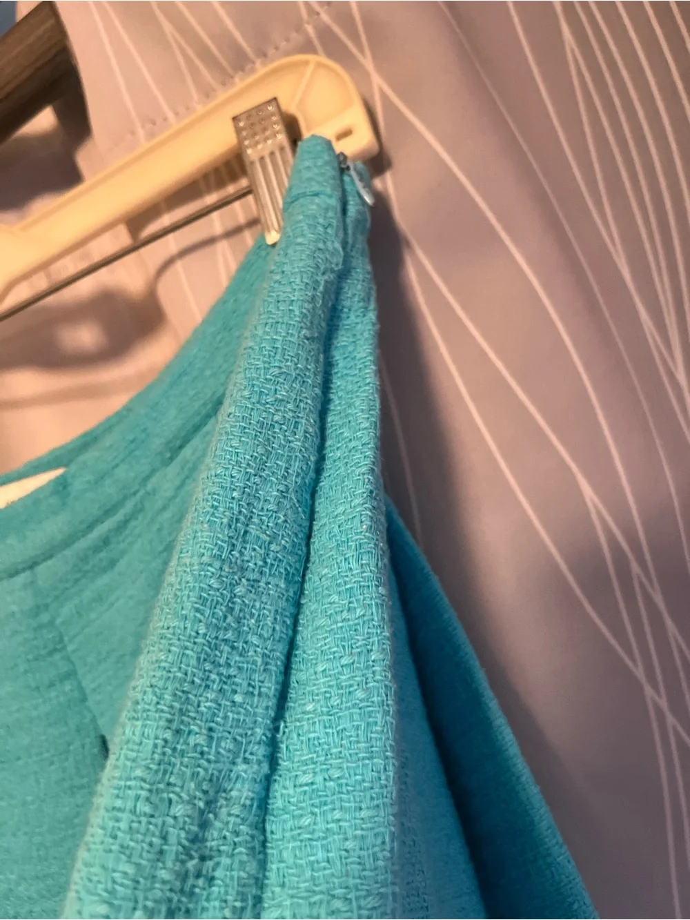 Zara Set Skirt & Jacket Set Turquoise Aqua Blue Two Piece